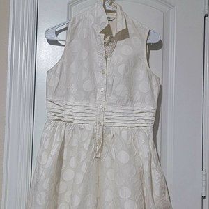 Liz Claiborne White Dress Size 8P